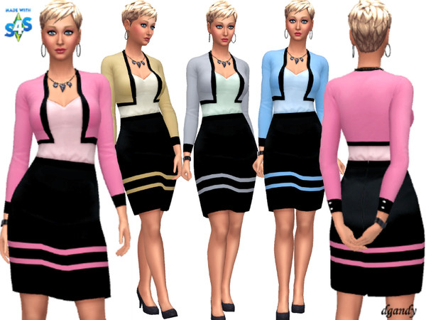 Sims 4 Skirt and Jacket 20191017 by dgandy at TSR