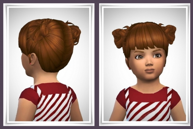 Ellie Hair Toddler vers. at Birksches Sims Blog » Sims 4 Updates