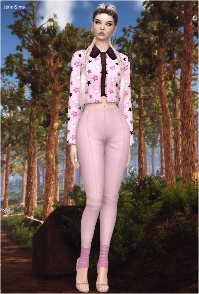 Sims 4 Sweet November jacket & trousers at Jenni Sims