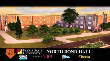 Ferris State North Bond Hall by BulldozerIvan at Mod The Sims