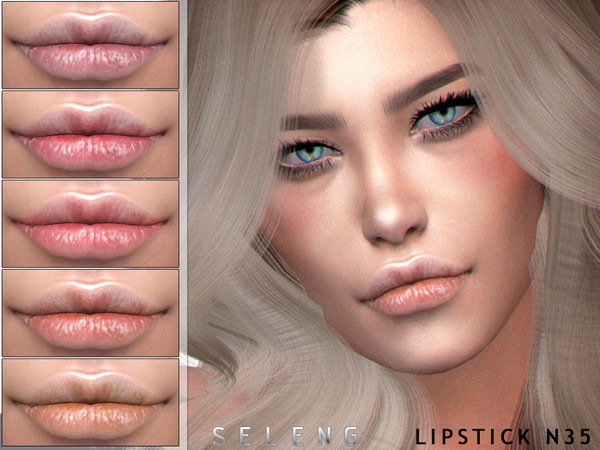 Sims 4 Lipstick N35 by Seleng at TSR