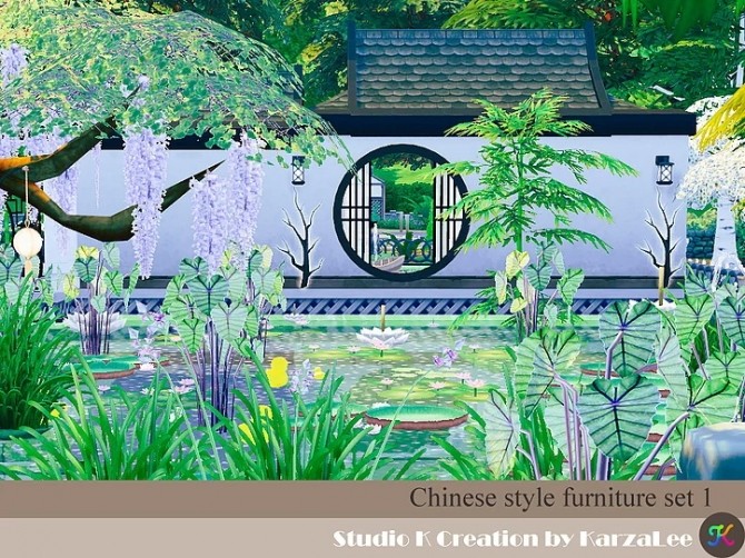 Sims 4 Chinese style furniture set 1 at Studio K Creation