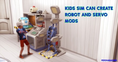 Kids can Create Robot and Servo by novalpangestik at Mod The Sims