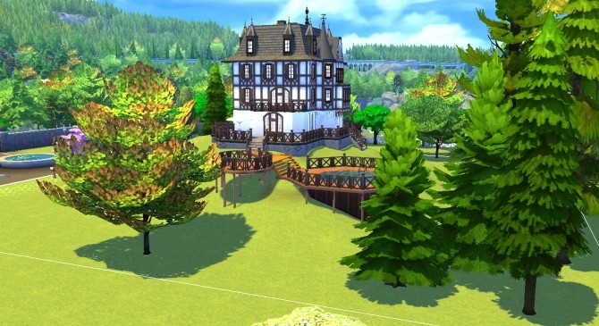 Sims 4 Villa Cassel by valbreizh at Mod The Sims