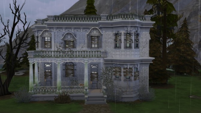 Sims 4 Abandoned Victorian house by Christine11778 at Mod The Sims