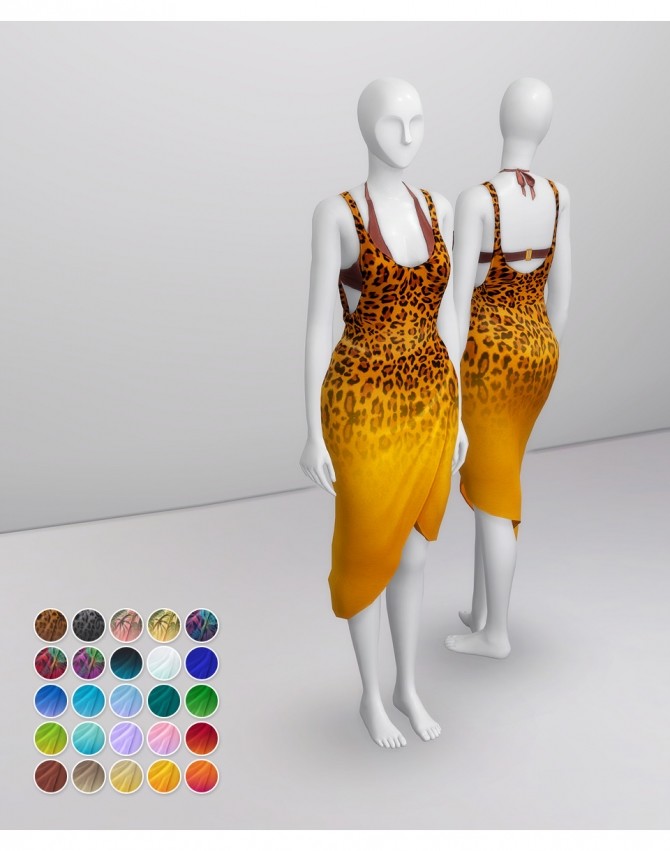 Sims 4 Sunset Dress at Rusty Nail