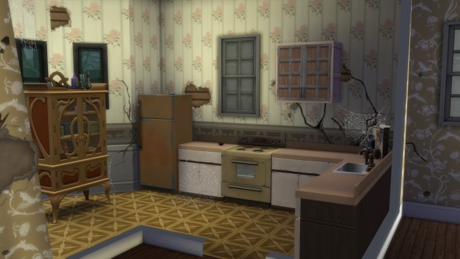 Sims 4 Abandoned Victorian house by Christine11778 at Mod The Sims