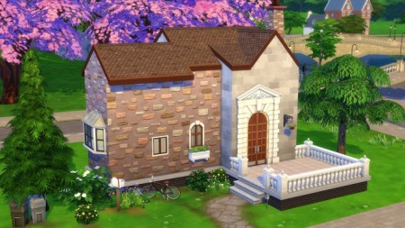 University Starter house by Angerouge at Studio Sims Creation