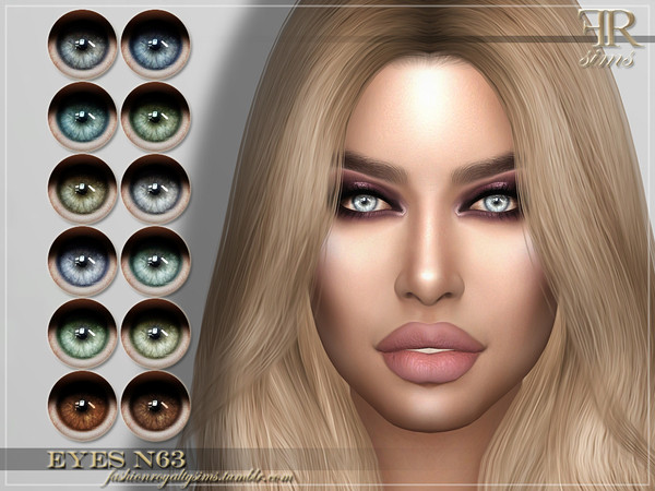 Sims 4 FRS Eyes N63 by FashionRoyaltySims at TSR