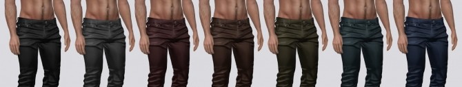 Sims 4 Leather Pants V1 & V2 (P) at Darte77