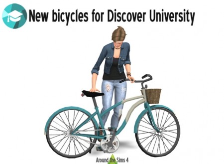 Bicycles for Discover University by Sandy at Around the Sims 4