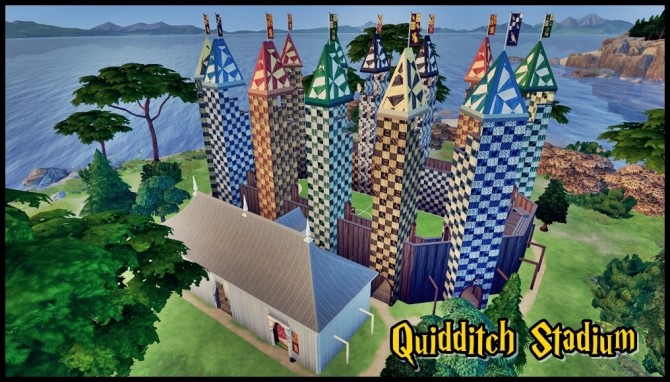 Sims 4 Quidditch Stadium by JH by huso1995 at Mod The Sims