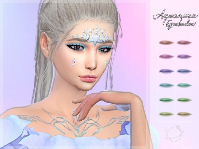 Sims 4 Aquanura Eyeshadow at Yuumia Universe CC