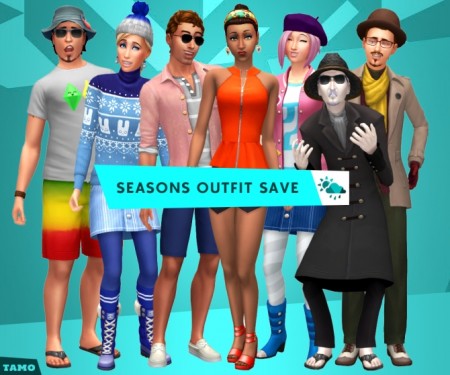 Seasons Outfit Save File at Tamo