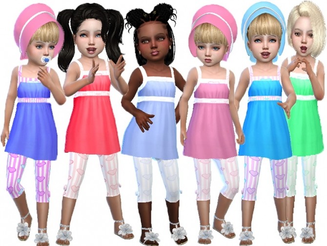 Sims 4 Toddler dress with pants at Trudie55