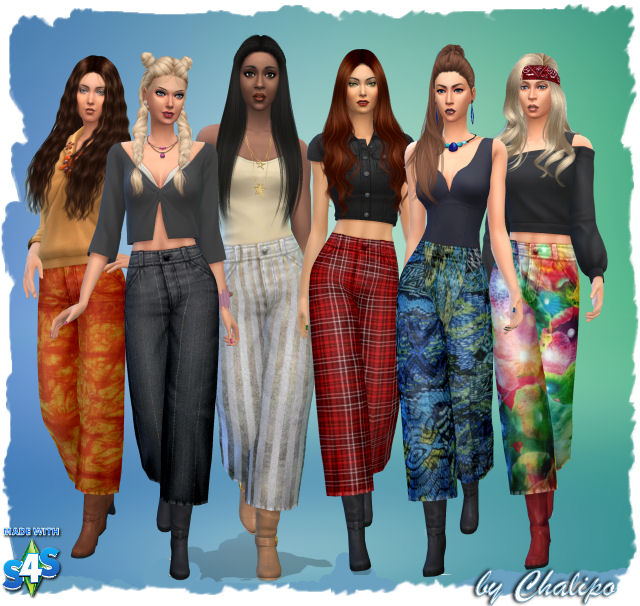 Sims 4 Culottes by Chalipo at All 4 Sims