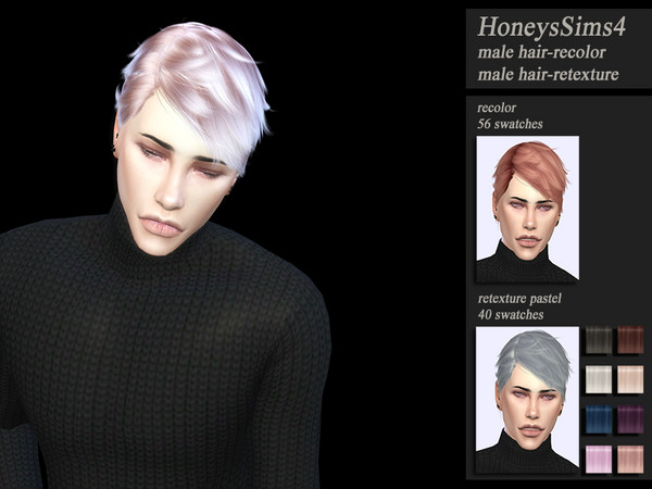 Sims 4 Male hair retexture Wings ON0928 by HoneysSims4 at TSR