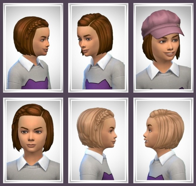 Sims 4 Clara Hair Kids ver. at Birksches Sims Blog