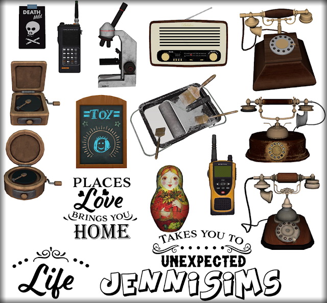Sims 4 Clutter Decorative 13 Items at Jenni Sims
