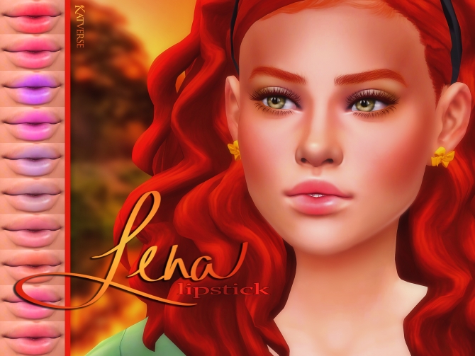 Lena Lipstick at Katverse » Sims 4 Updates