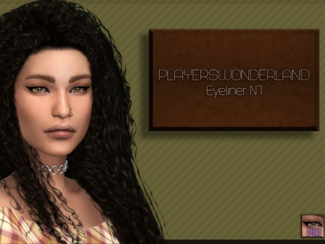 Sims 4 Eyeliner N7 at PW’s Creations