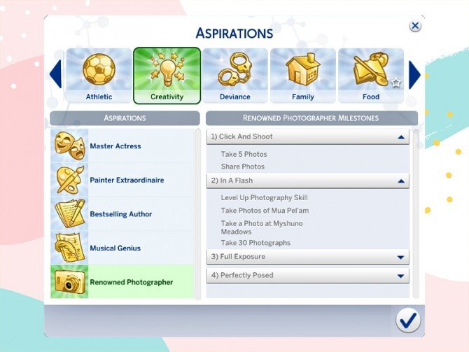 sims 4 custom aspirations