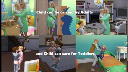 Child can care for Toddlers and Child can be Carried by A MOD by Sofmc9 at Mod The Sims