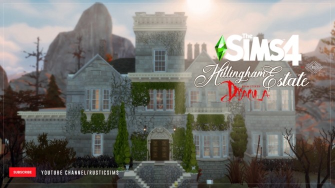 Sims 4 HILLINGHAM DRACULA BRAN STOKER 1992 at RUSTIC SIMS