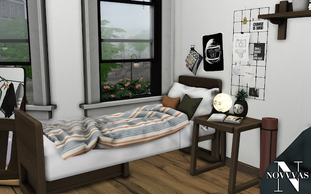 Dorm Set At Novvvas Sims 4 Updates, How To Set Up A College Dorm Beds Sims 4