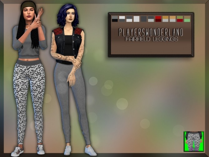 Sims 4 Fairfield Leggings at PW’s Creations