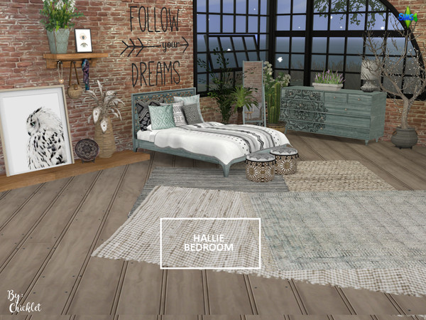 Sims 4 Hallie Bedroom by Chicklet453681 at TSR