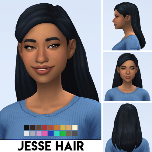 Sims 4 JESSE HAIR at Vikai