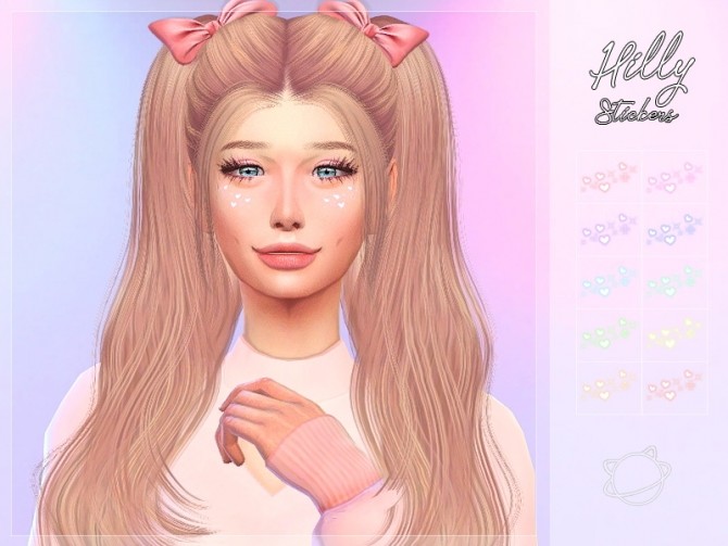 Sims 4 Hilly Stickers at Yuumia Universe CC