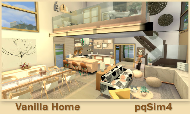 Sims 4 Vanilla Home at pqSims4