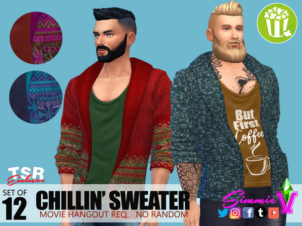 Sims 4 Chillin Sweater by SimmieV at TSR