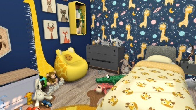 Sims 4 Animal Kids Room at MODELSIMS4