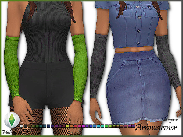 Sims 4 Arm warmer by MahoCreations at TSR