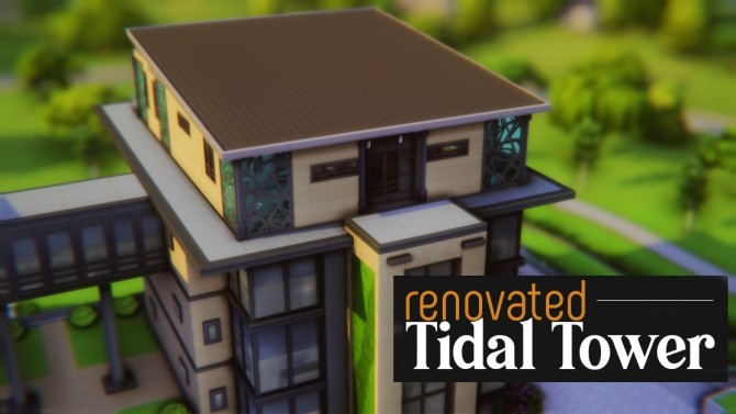 Sims 4 RENOVATED TIDAL TOWER DORMITORY at Viiavi