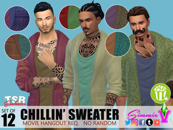 Sims 4 Chillin Sweater by SimmieV at TSR