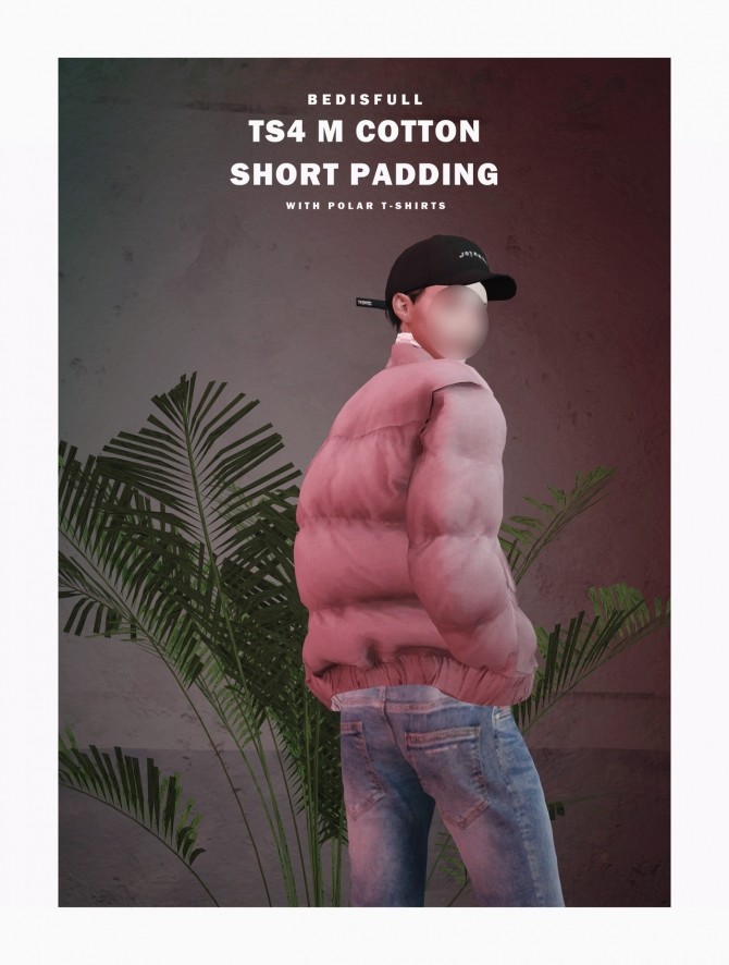 Sims 4 Cotton short padding M at Bedisfull – iridescent