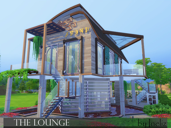 Sims 4 The Lounge by Ineliz at TSR