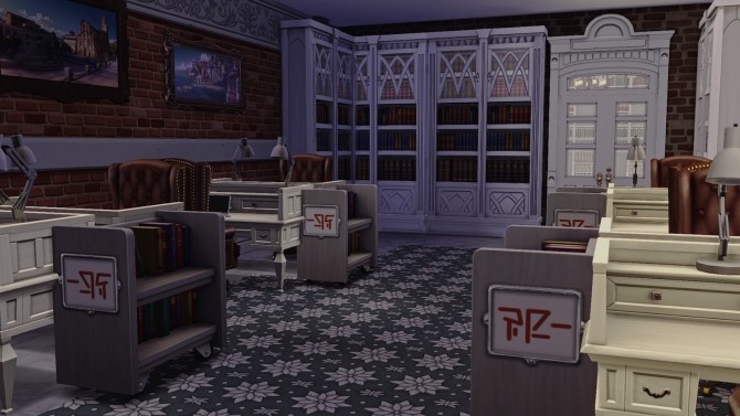 Sims 4 Britechester Library at Akai Sims – kaibellvert