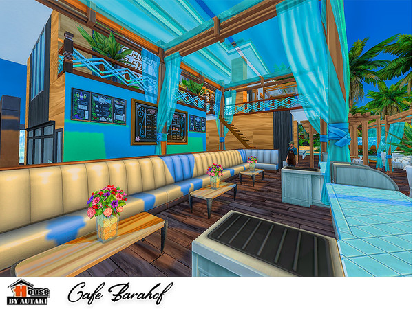 Sims 4 Cafe Barahof by autaki at TSR