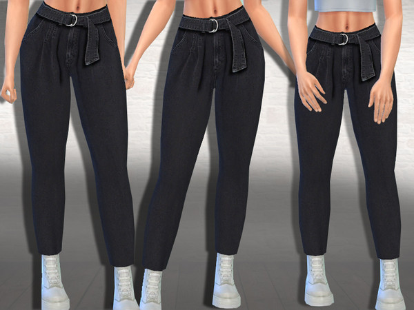 Cropped Mom Jeans by Saliwa at TSR » Sims 4 Updates