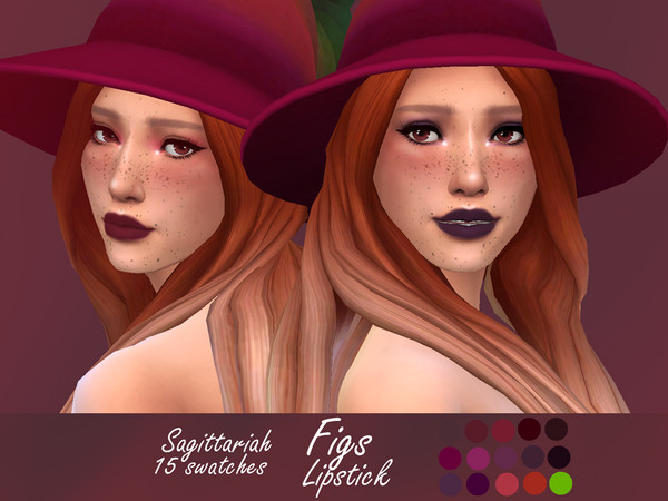 Sims 4 Figs Lipstick by Sagittariah at TSR