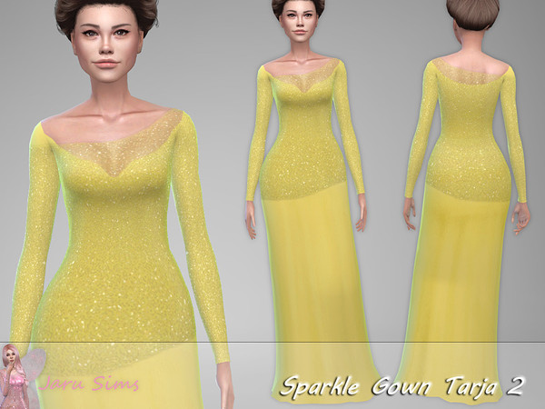 Sims 4 Sparkle Gown Tarja 2 by Jaru Sims at TSR