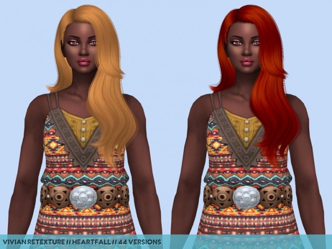Sims 4 S club hair retextures at Heartfall