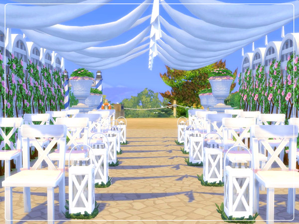 Sims 4 Garden Wedding by Summerr Plays at TSR