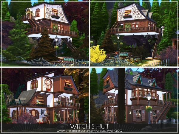 Sims 4 Witchs Hut by MychQQQ at TSR