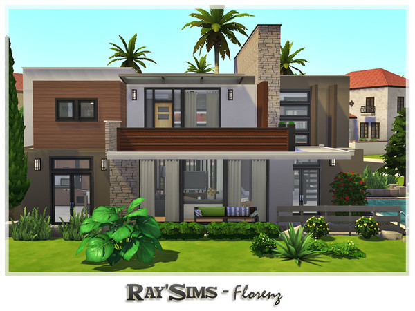 Sims 4 Florenz house by Ray Sims at TSR